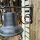 Cast-glass wall school bell