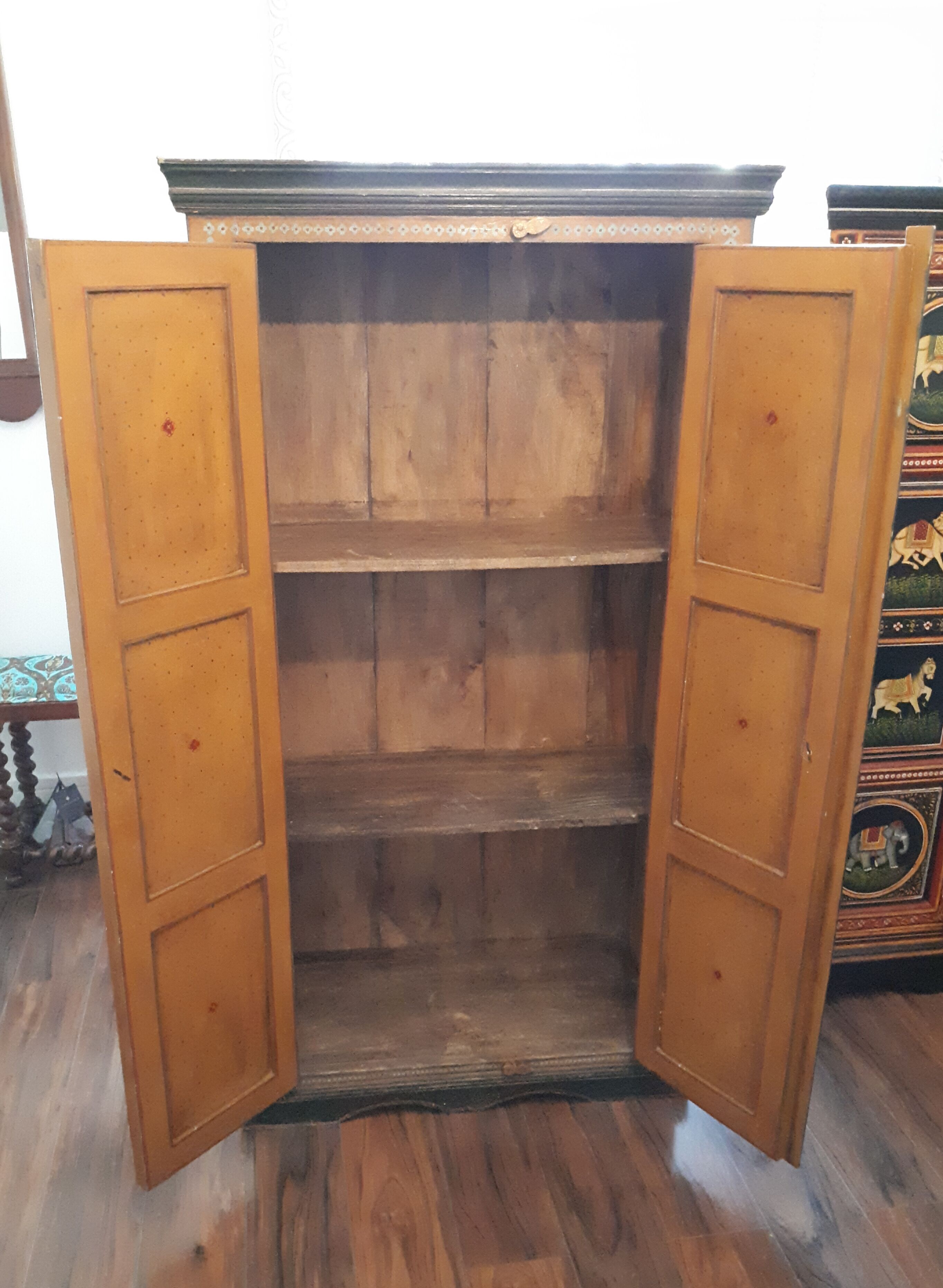 Indian wardrobe - handcrafted, hand-painted