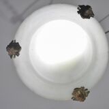 Charming white Art Deco alabaster pendant, 1940s