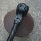 Articulated desk lamp in brown metal, vintage 70s-80s