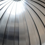 Suspension "Calotta" Martinelli, stainless steel, 1970