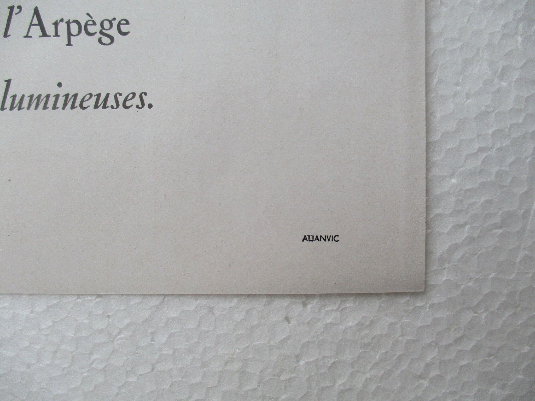 Old advertising lanvin 50s