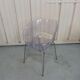 Transparent armchair Robbi Cantarutti, Sintesi, "Orbit Large", Made in Italy.