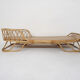 Vintage rattan daybed, The Netherlands 1960's