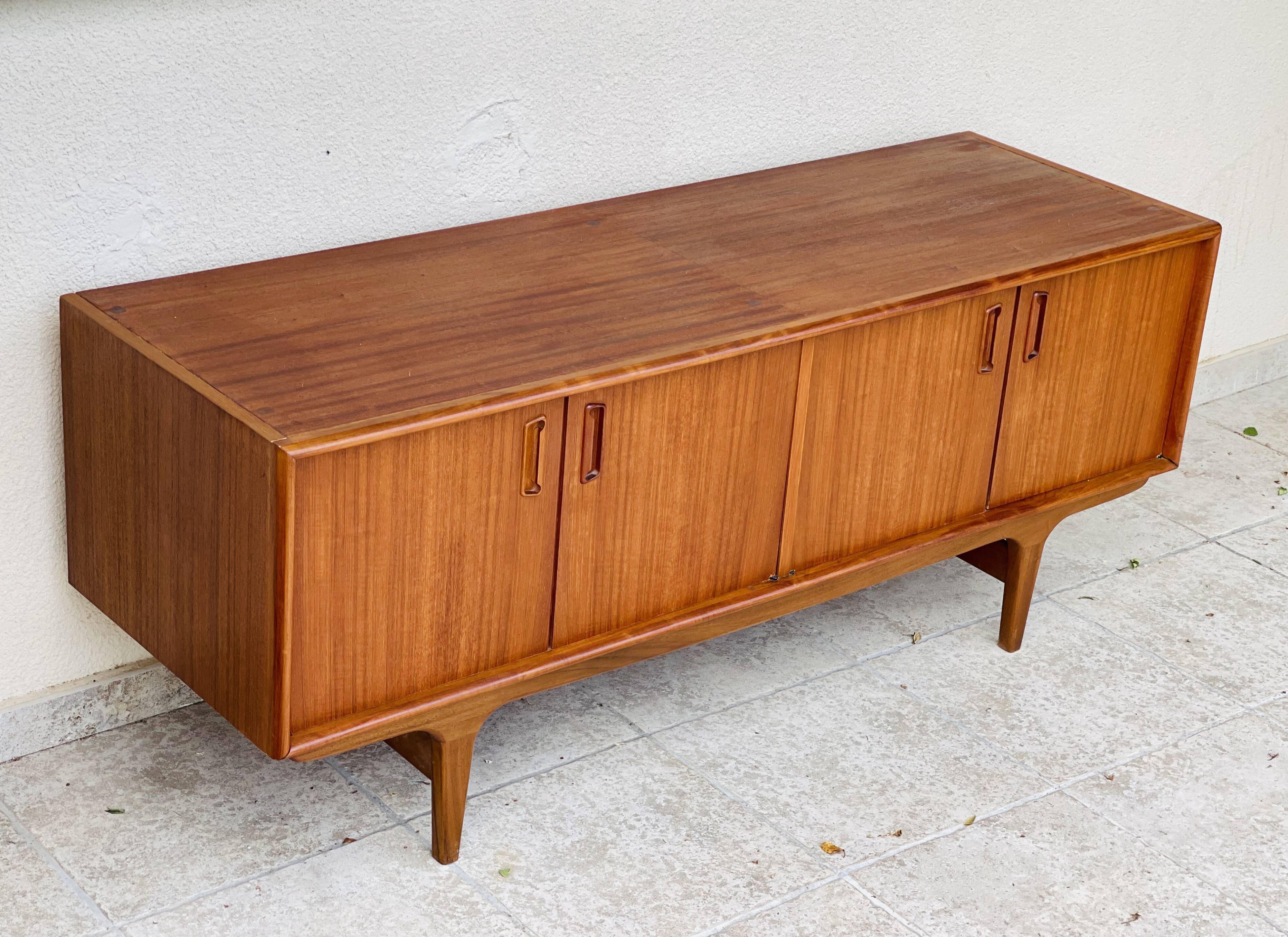 Scandinavian teak row