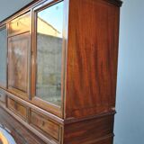 Time's roll-top desk Louis XVI, directoire era end 18th century mahogany