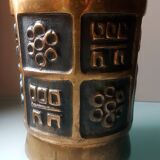 Bronze vase signed 60s