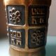 Bronze vase signed 60s