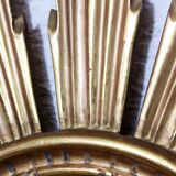 Vintage resin sun mirror