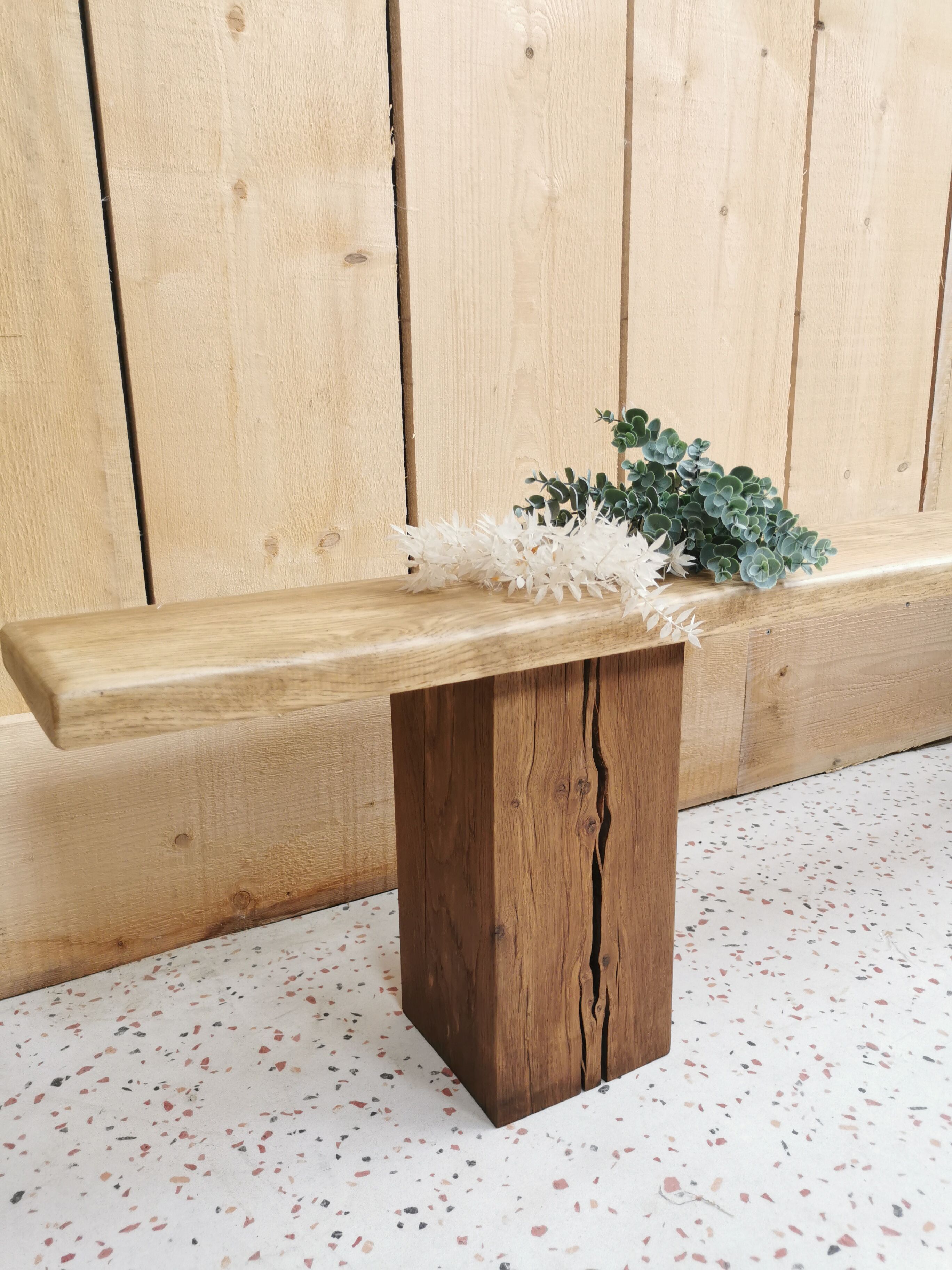 Oak bench