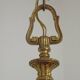 Elegant French Vintage Bronze 5-Light Art Nouveau Style Chandelier
