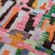 Modern multicolor boujad berber moroccan rug