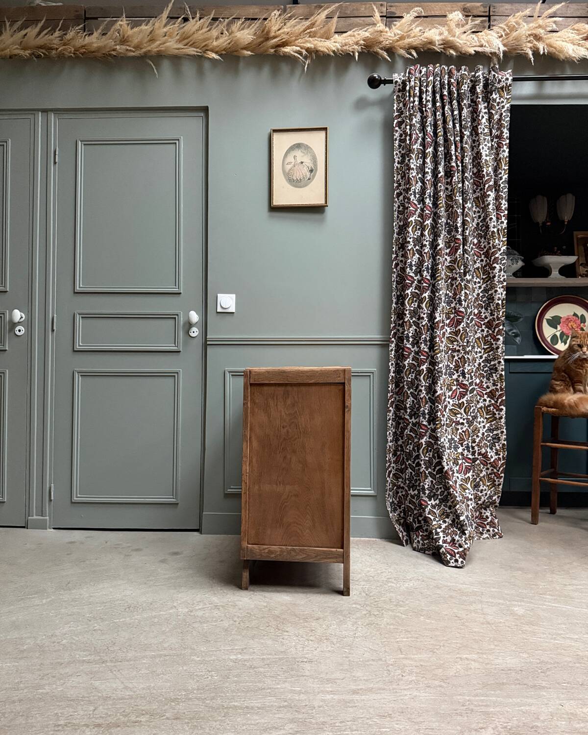 Art Deco oak commode (renovated)