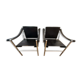 Paire de fauteuils LC1 Le Corbusier