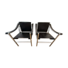 Le Corbusier, pair of LC1 armchairs