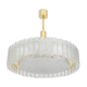 1 of 2 Stunning Murano Glass Tubes Ceiling Light by Doria, Germany, 1960s