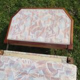 Antique Art Deco sofa bed