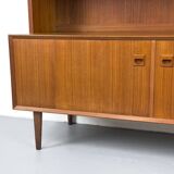 Buffet en teck avec étagère par Brouer Møbler, années 1960.