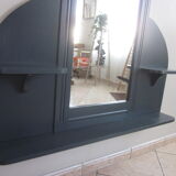mirror from the 1950s with 2 patères 116x159cm