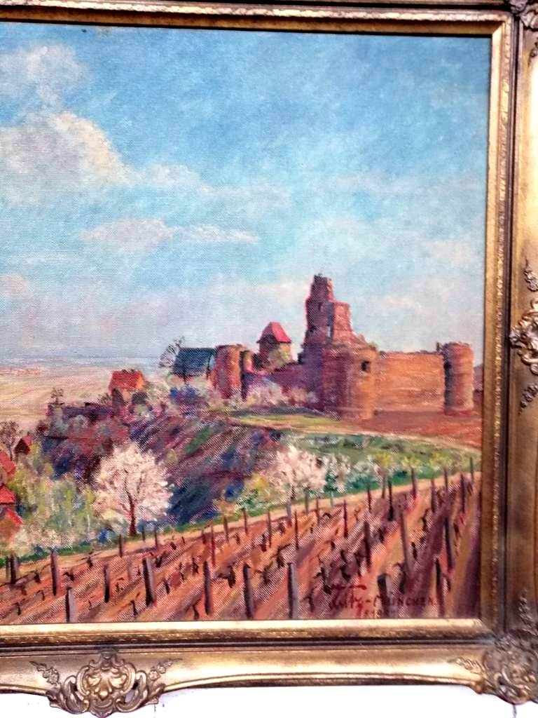Painting "Vineyards of Alsace".