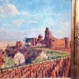 Painting "Vignobles of Alsace".