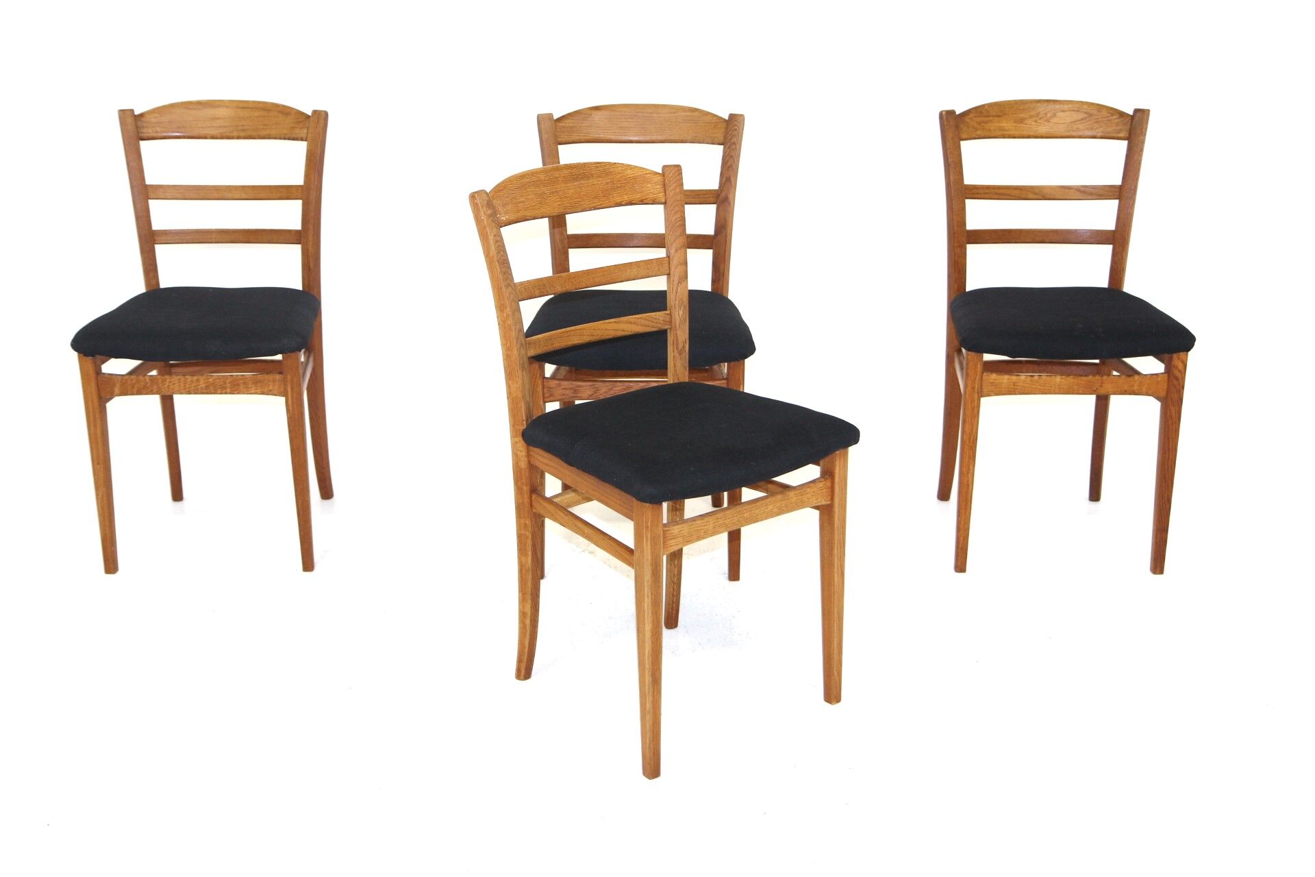 Set of 4 oak chairs, carl Malmsten, Sweden, 1970