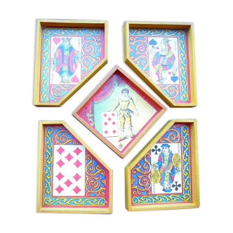 Jeu de nain jaune de marque al (entrelacées)