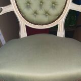 Louis xvi medallion armchair