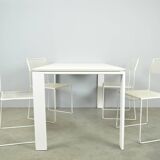KARTELL / Table à manger italienne moderne vintage blanche / Ferruccio Laviani / 2000