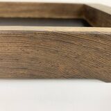 Modernist wenge tray, Henning Seidelin for Voss, Denmark, 1960