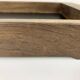 Modernist wenge tray, Henning Seidelin for Voss, Denmark, 1960