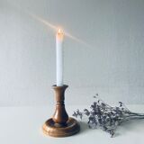 Bougeoir ancien en bois