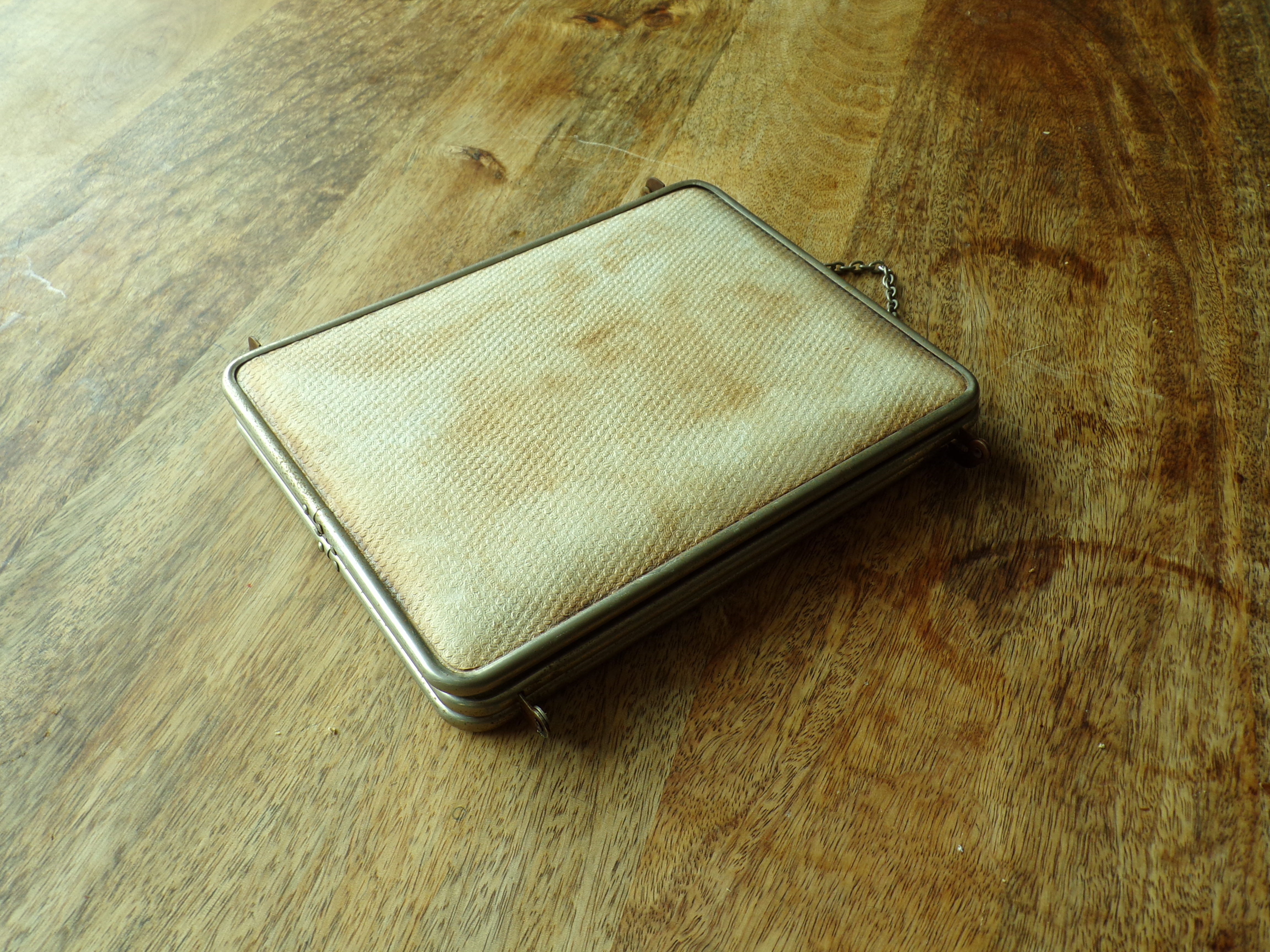 Vintage triptych barber mirror 24X58cm