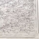 Old map Vendée west coast France 1930