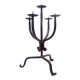 Vintage 5-arm wrought iron candle holder - 1970s