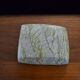 Green marble ashtray