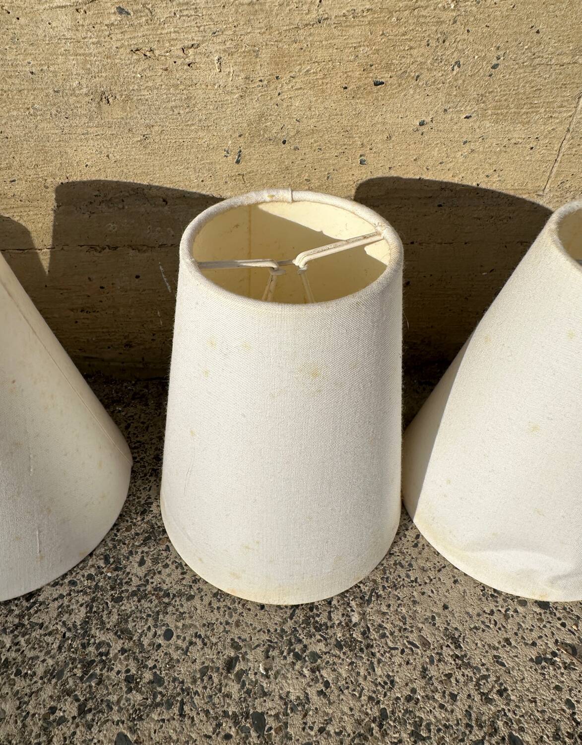 Antique Art Deco wall sconces attributed to Jacques Adnet.