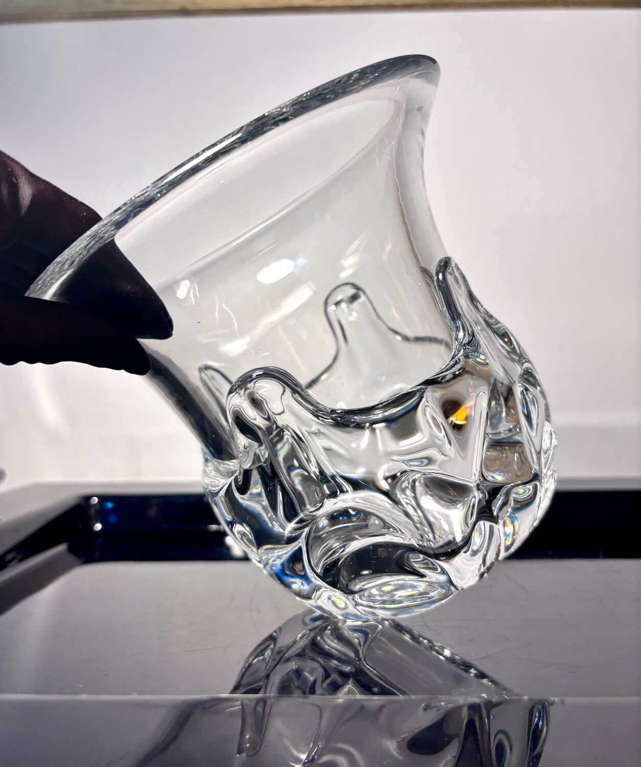 Saint Louis signed vase