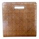 Lucite acrylique & tresse viennoise porte revues newspaper rack