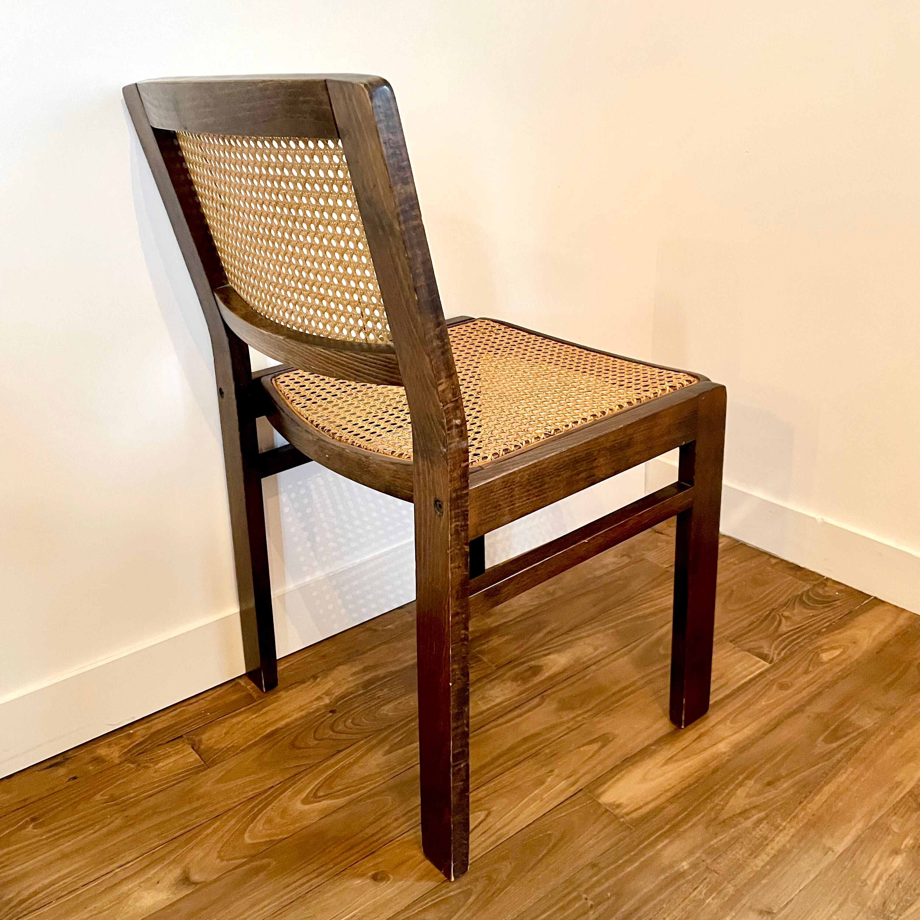 Set of 4 Baumann chairs 70s