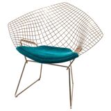 18K gold diamond chair Harry Bertoia for Knoll International USA