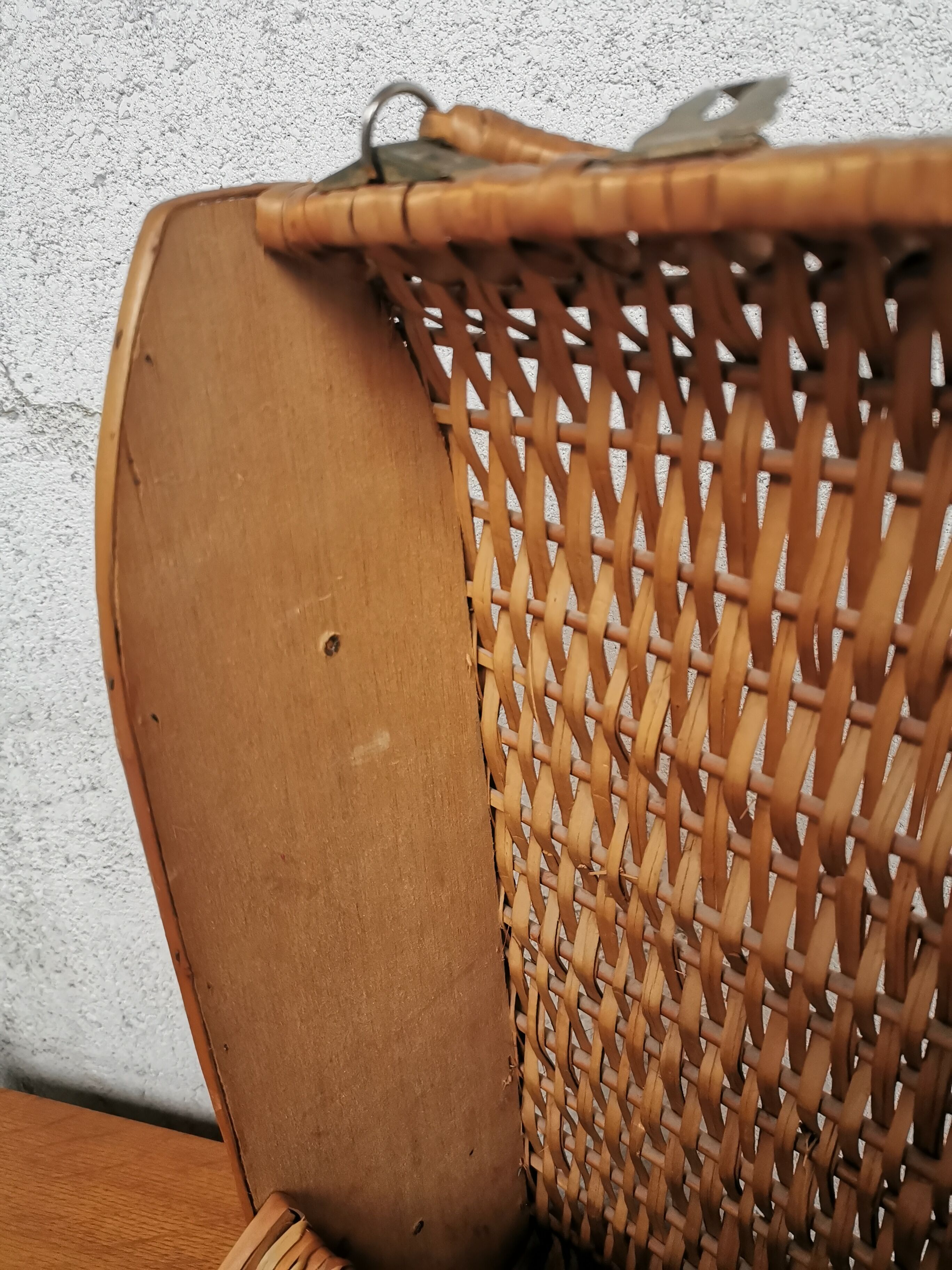 Wicker bottle basket 'Fauchon'