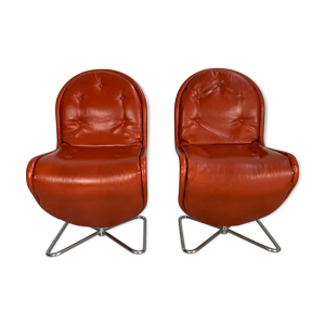 Paire de chaises 1,2,3