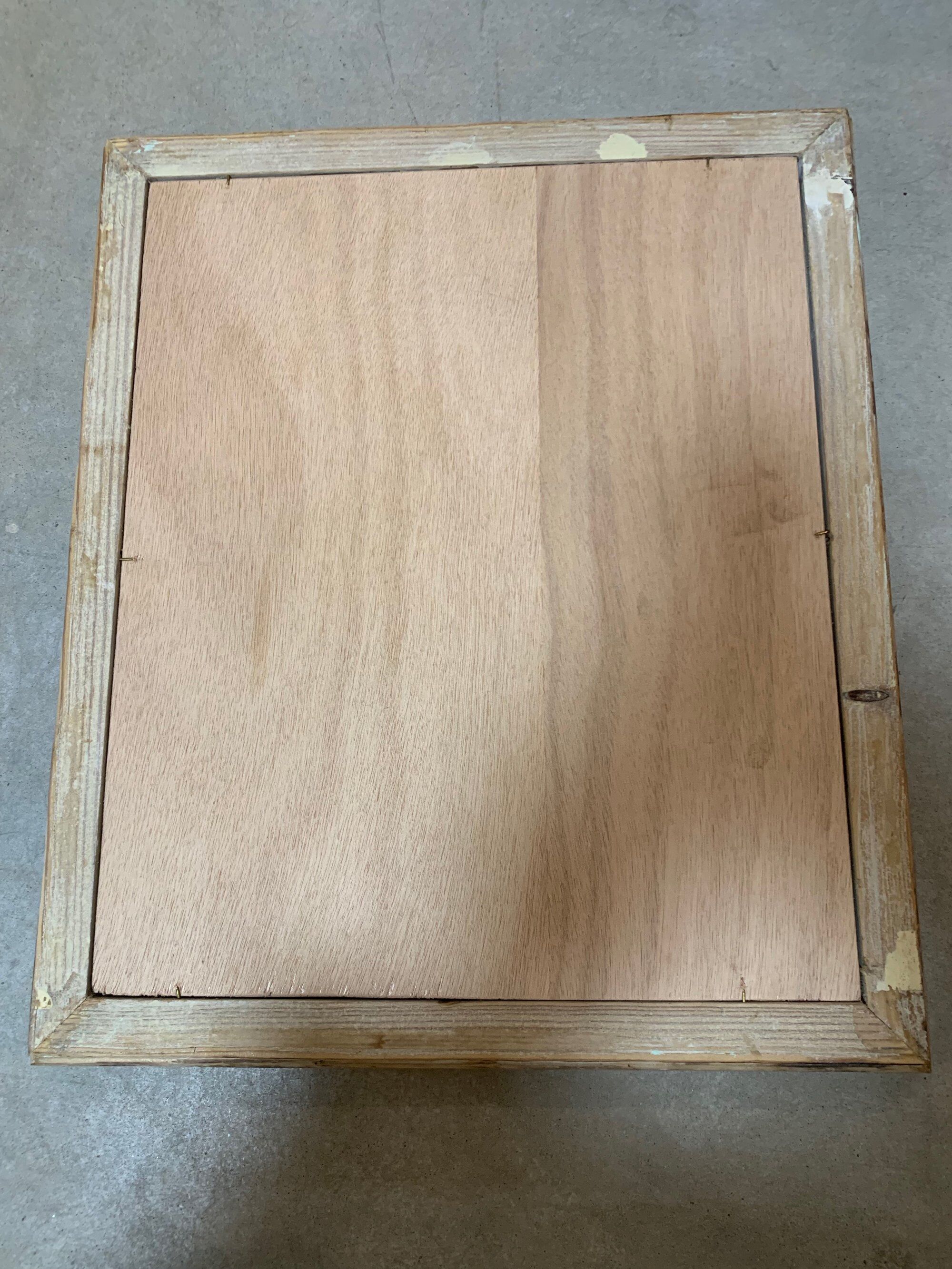 View of the terrace oil on panel