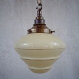 Beehive pendant with chain hanging lamp 1930/40