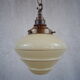 Beehive pendant with chain hanging lamp 1930/40