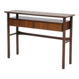 Palisander Scandinavian two-drawer Console, Denmark, 1960s