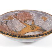 Plat Yvon Roy motif cheval