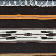 Tapis Kilim turc à motif marocain rayé en 100 % laine, 181x305 cm