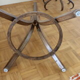 Baumann single dark beech parrot coat rack (model a)